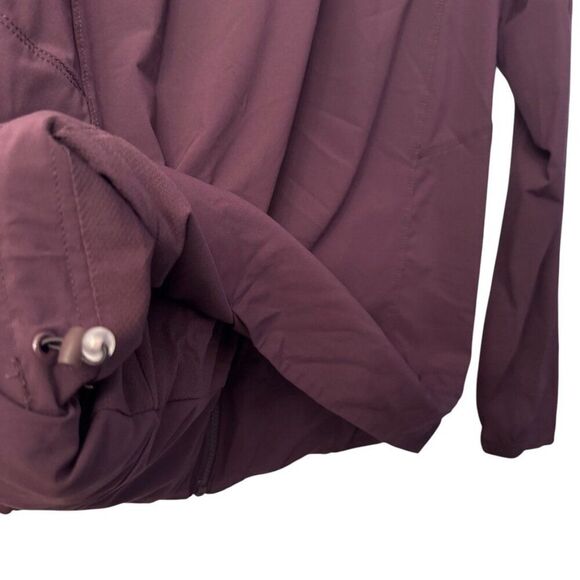 Lululemon Step To It Hooded Jacket in Black Cherry Color Size 4 - Picture 10 of 12